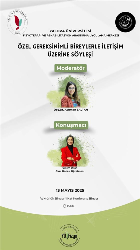 Fizyoterapiyle Yaşama Katılım Atölyeleri Başlıyor!