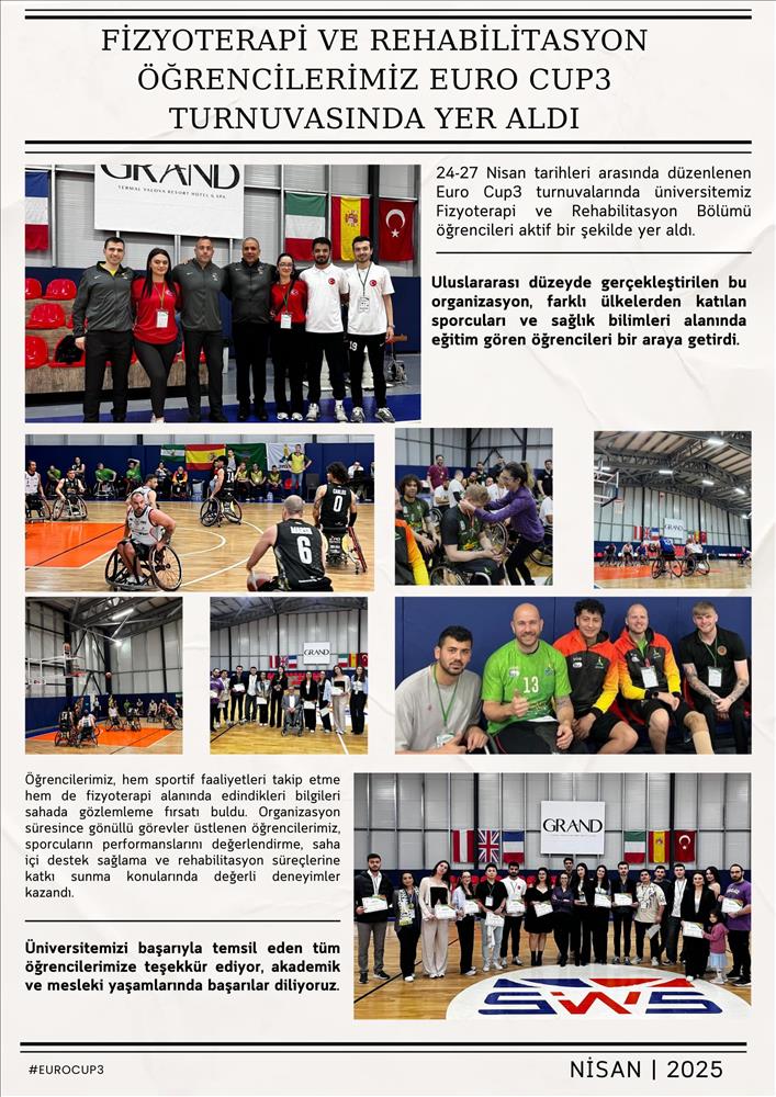 IWBF Avrupa Kupası Turnuvası Gerçekleştirildi