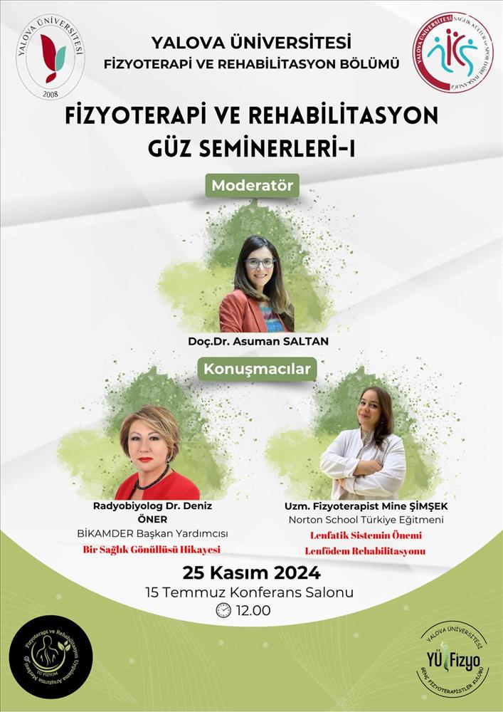 Fizyoterapi ve Rehabliltasyon Güz Seminerleri I