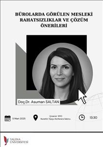 Büro Çalışanlarında Görülen Mesleki Rahatsızlıkla ve Çözüm Önerileri